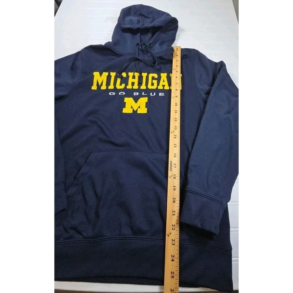Colosseum‎ Michigan Wolverines Pullover Hoodie Mens M Go Blue Hooded Sweatshirt